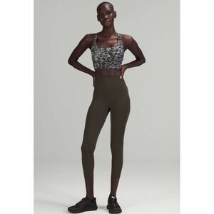 Lululemon Base Pace High-Rise Running Tight 31" Dark Olive Size 6 Earthy Tall